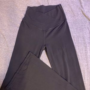 Womens Aerie Crossover Flare Leggings